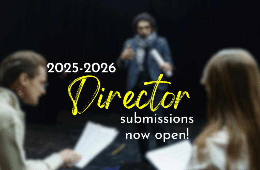 Call for 2025-2026 Season Shows